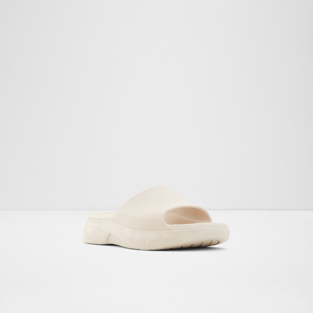 Sandales Aldo Yassi Claquette Sandal Blanche | FKDHXN-046