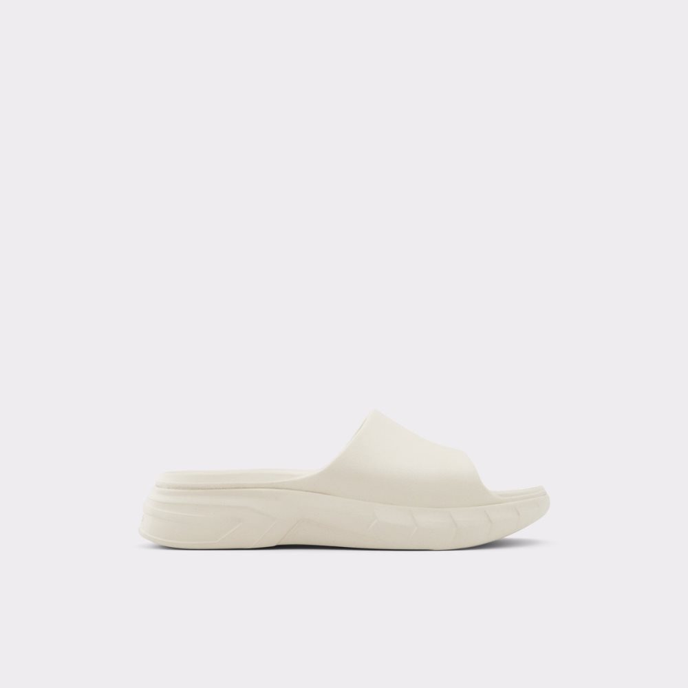 Sandales Aldo Yassi Claquette Sandal Blanche | FKDHXN-046