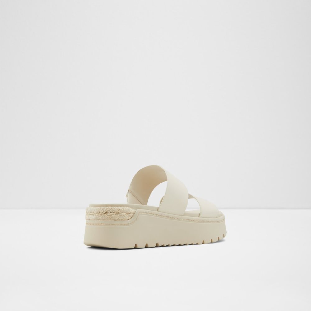 Sandales Aldo Zendey Claquette Sandal - Flatform Blanche | ZEFKLA-497