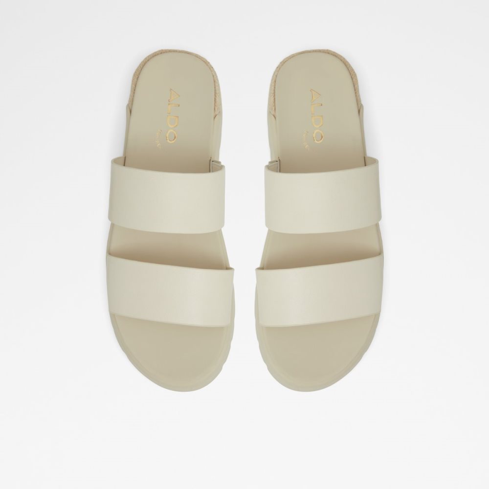 Sandales Aldo Zendey Claquette Sandal - Flatform Blanche | ZEFKLA-497