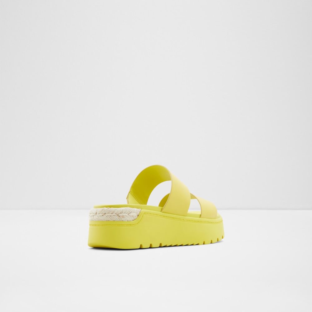 Sandales Aldo Zendey Claquette Sandal - Flatform Vert | ZYPGQU-067