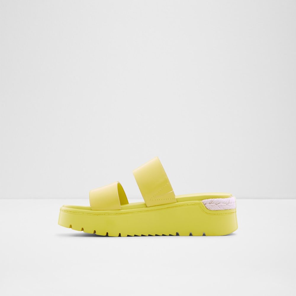 Sandales Aldo Zendey Claquette Sandal - Flatform Vert | ZYPGQU-067