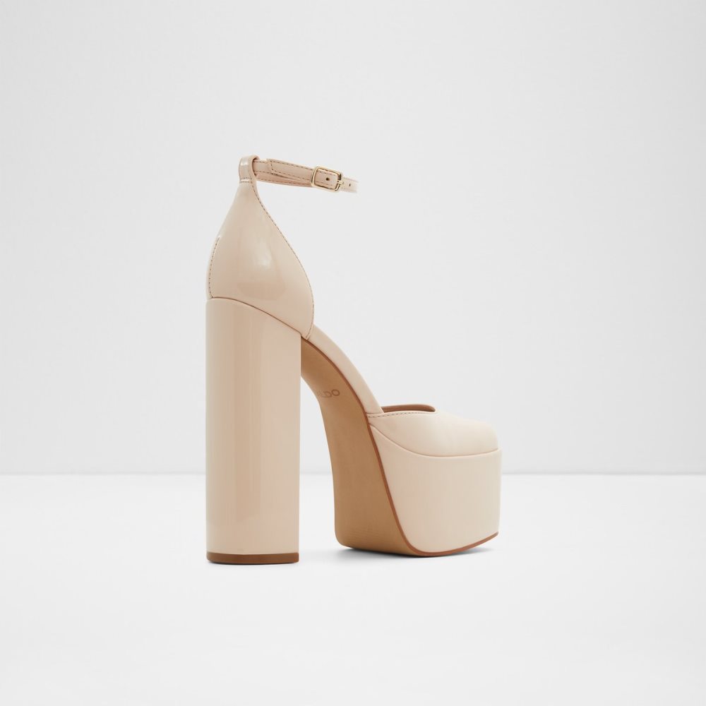 Talon Bloc Aldo Craybaen Brides Talons - Plateforme Beige | QODWNS-634