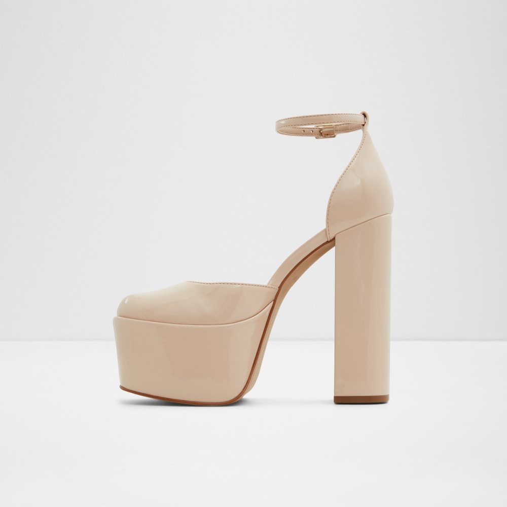 Talon Bloc Aldo Craybaen Brides Talons - Plateforme Beige | QODWNS-634