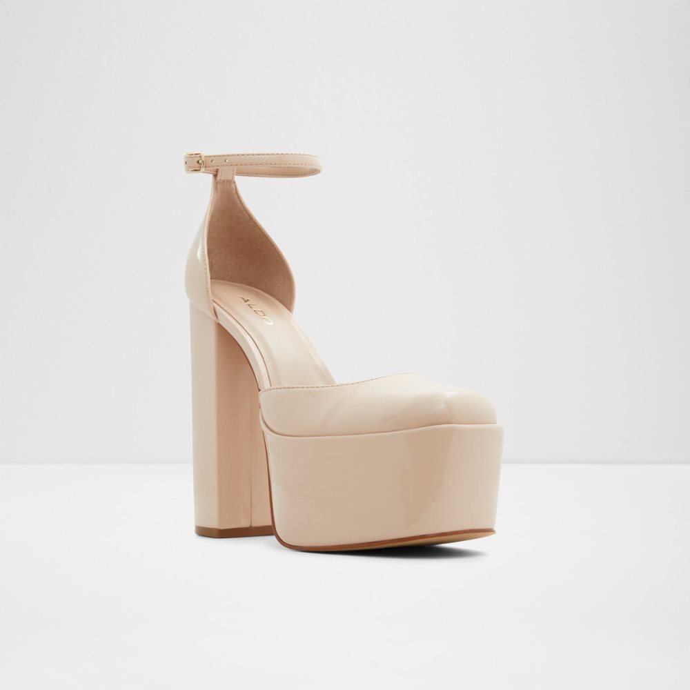 Talon Bloc Aldo Craybaen Brides Talons - Plateforme Beige | QODWNS-634