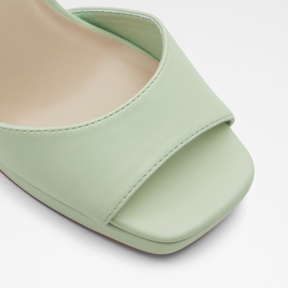 Talon Bloc Aldo Daphnee High Sandal - Vert Clair | ZKSCMI-412