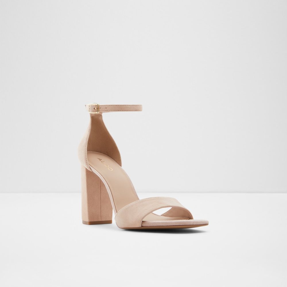 Talon Bloc Aldo Enaegyn Brides Talons Sandal - Cup Sole Beige | GNPIVE-894