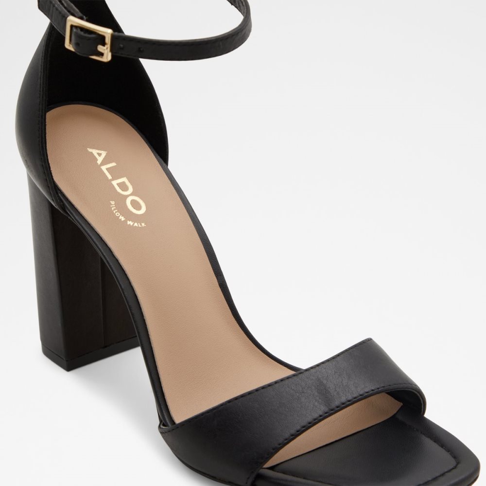 Talon Bloc Aldo Enaegyn Brides Talons Sandal - Cup Sole Noir | NOLUAD-137