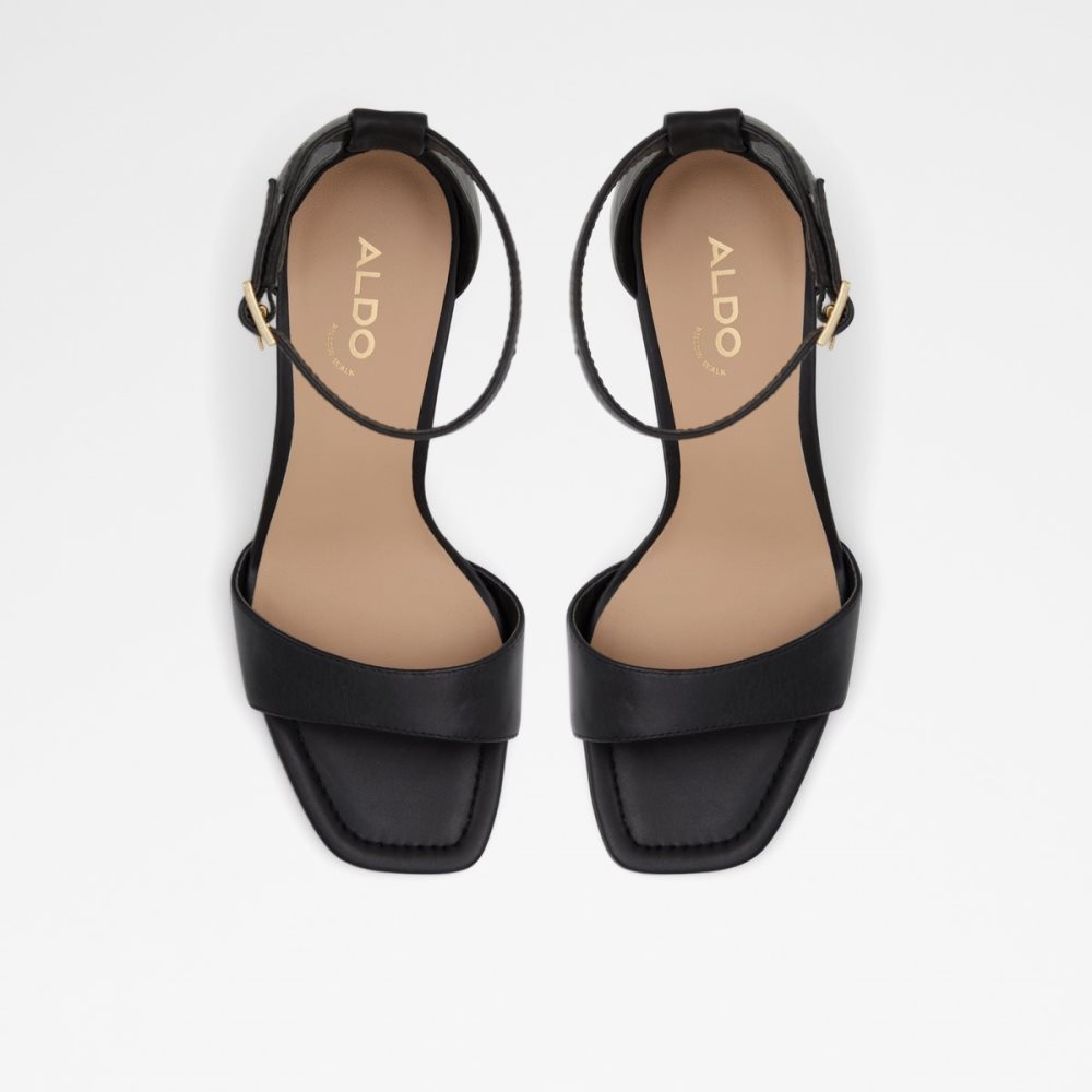 Talon Bloc Aldo Enaegyn Brides Talons Sandal - Cup Sole Noir | NOLUAD-137