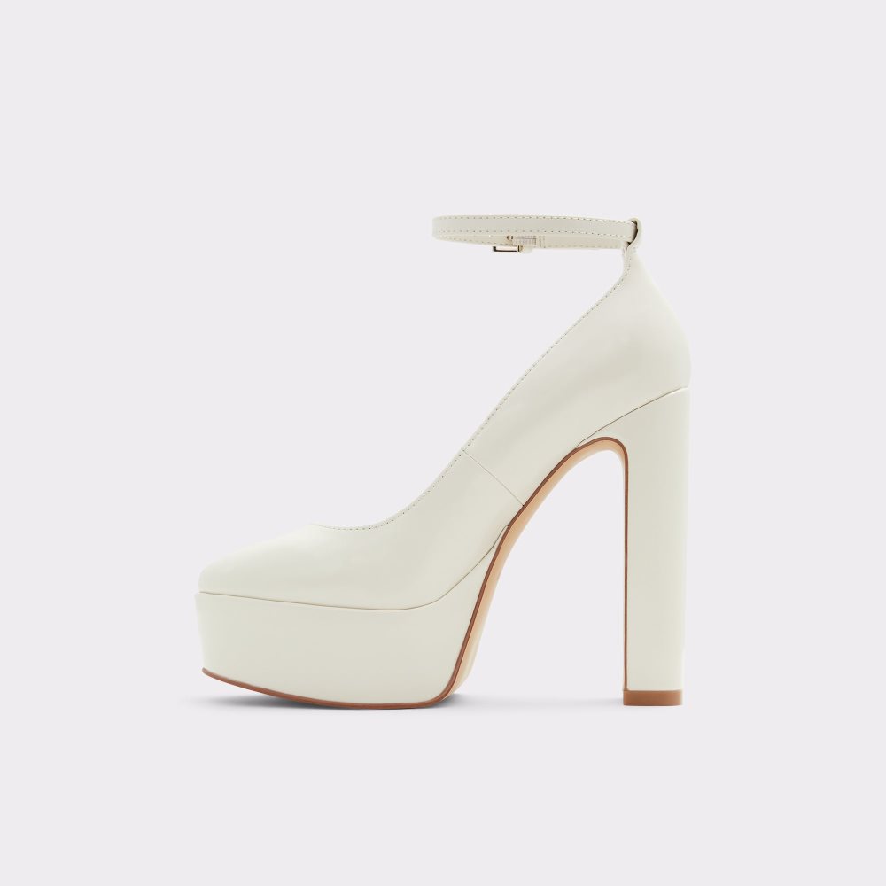 Talon Bloc Aldo Fonda Brides Talons - Flatform Blanche | HWPLDY-396