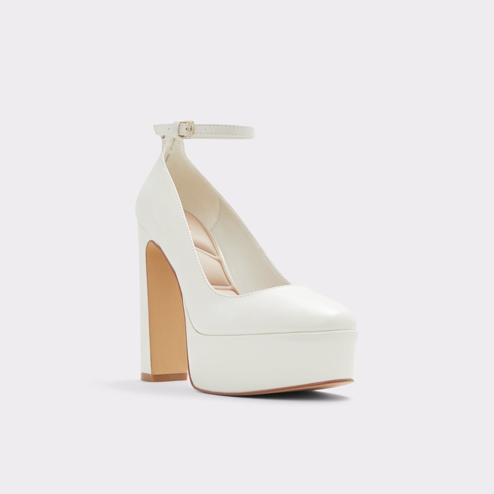 Talon Bloc Aldo Fonda Brides Talons - Flatform Blanche | HWPLDY-396