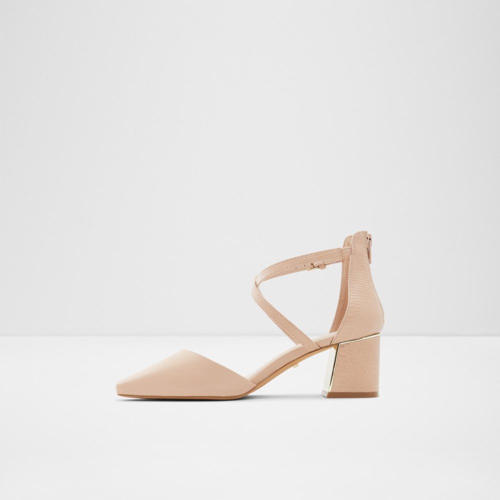 Talon Bloc Aldo Grarwen Brides Talons Beige | PFJBAH-852