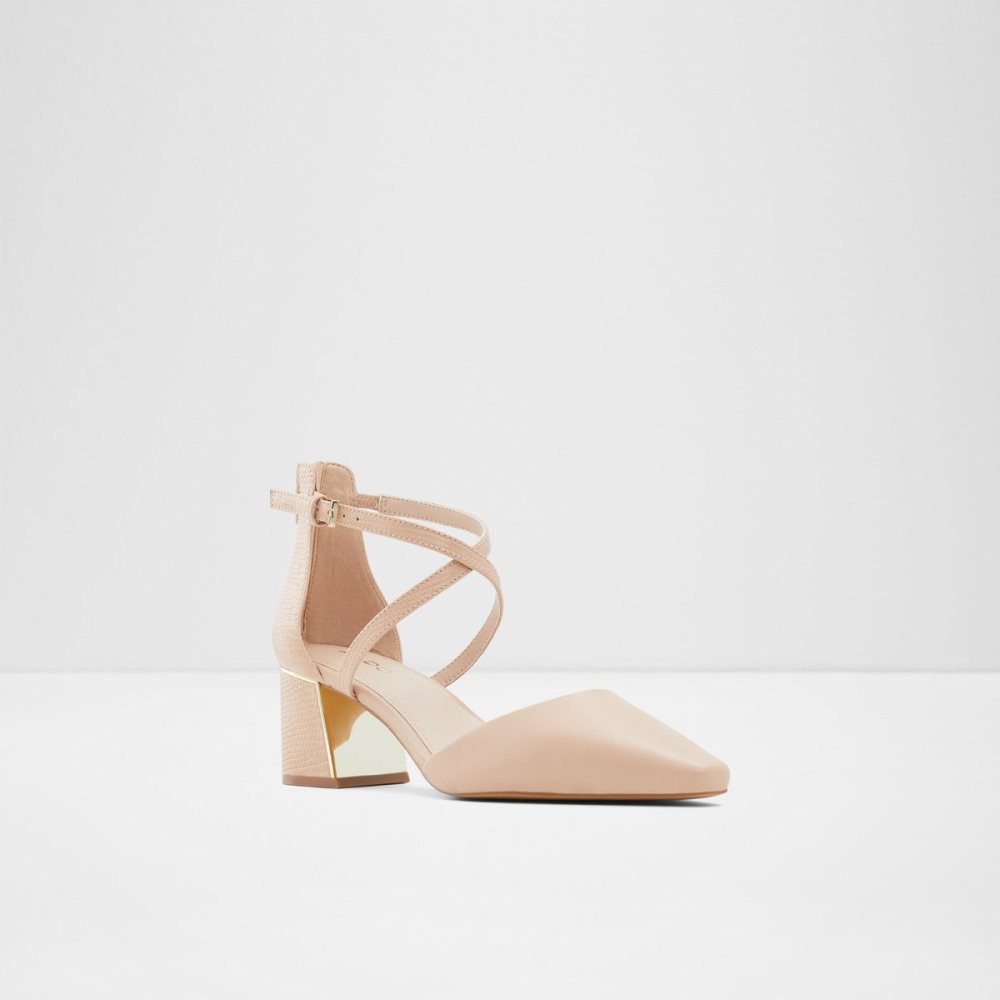 Talon Bloc Aldo Grarwen Brides Talons Beige | PFJBAH-852