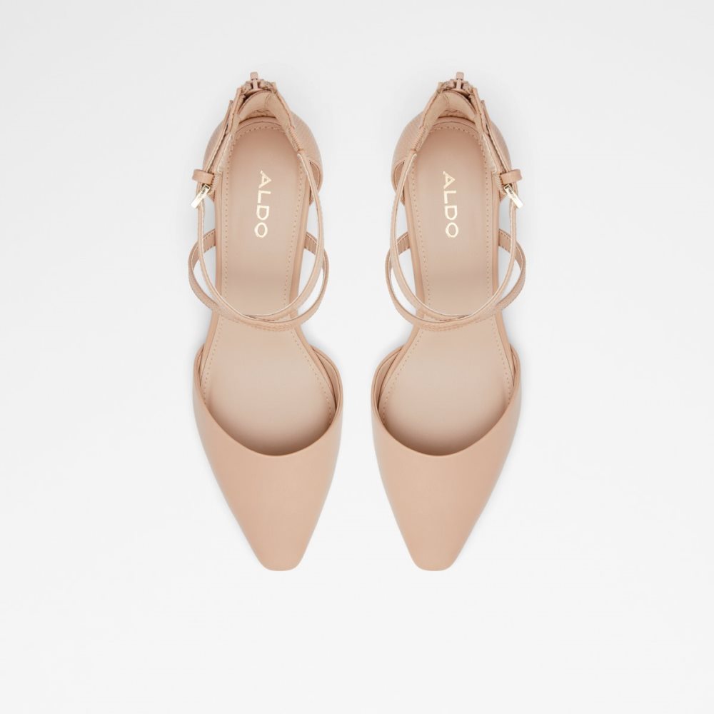 Talon Bloc Aldo Grarwen Brides Talons Beige | PFJBAH-852