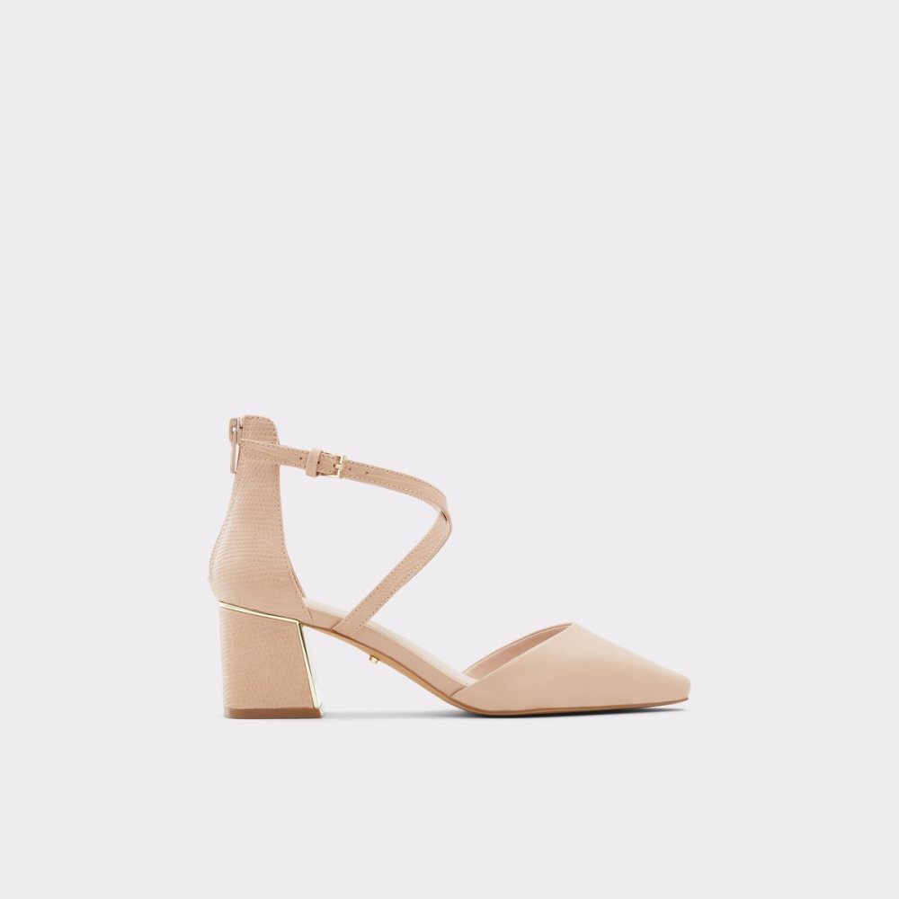 Talon Bloc Aldo Grarwen Brides Talons Beige | PFJBAH-852