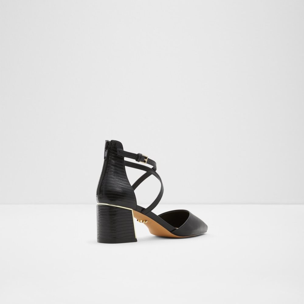 Talon Bloc Aldo Grarwen Brides Talons Noir | HVXEPZ-153