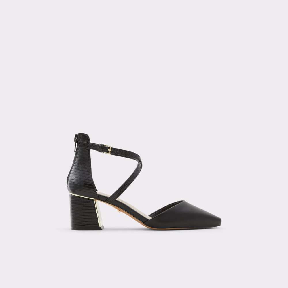 Talon Bloc Aldo Grarwen Brides Talons Noir | HVXEPZ-153