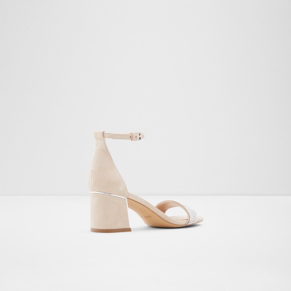 Talon Bloc Aldo Kedeaviel High Sandal Beige | OGARBK-058