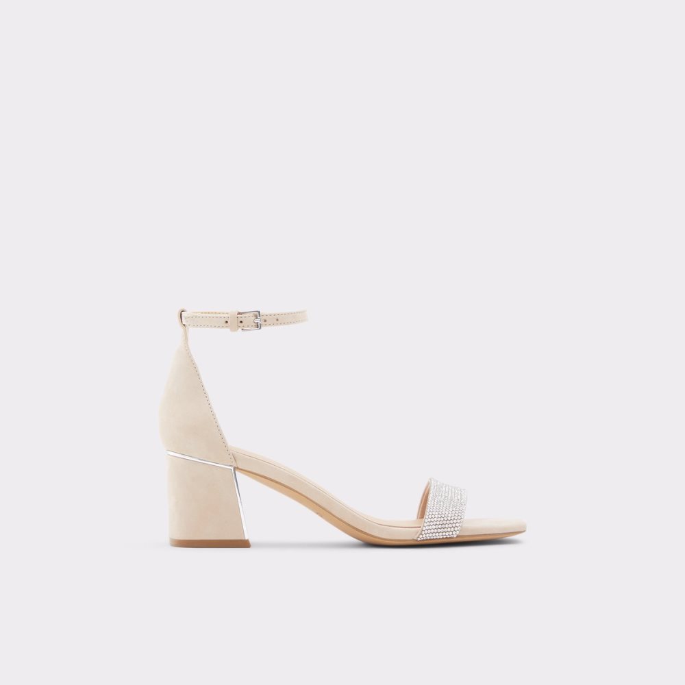 Talon Bloc Aldo Kedeaviel High Sandal Beige | OGARBK-058