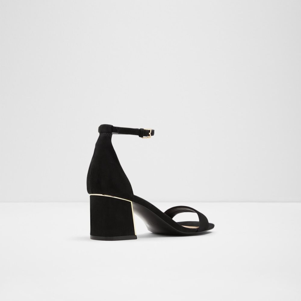 Talon Bloc Aldo Kedeaviel High Sandal Noir | SBDKWQ-075