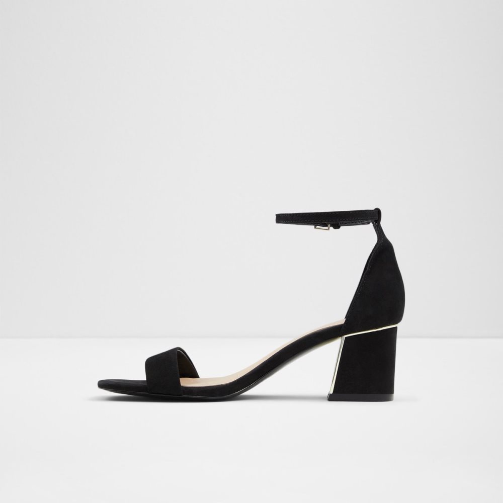 Talon Bloc Aldo Kedeaviel High Sandal Noir | SBDKWQ-075