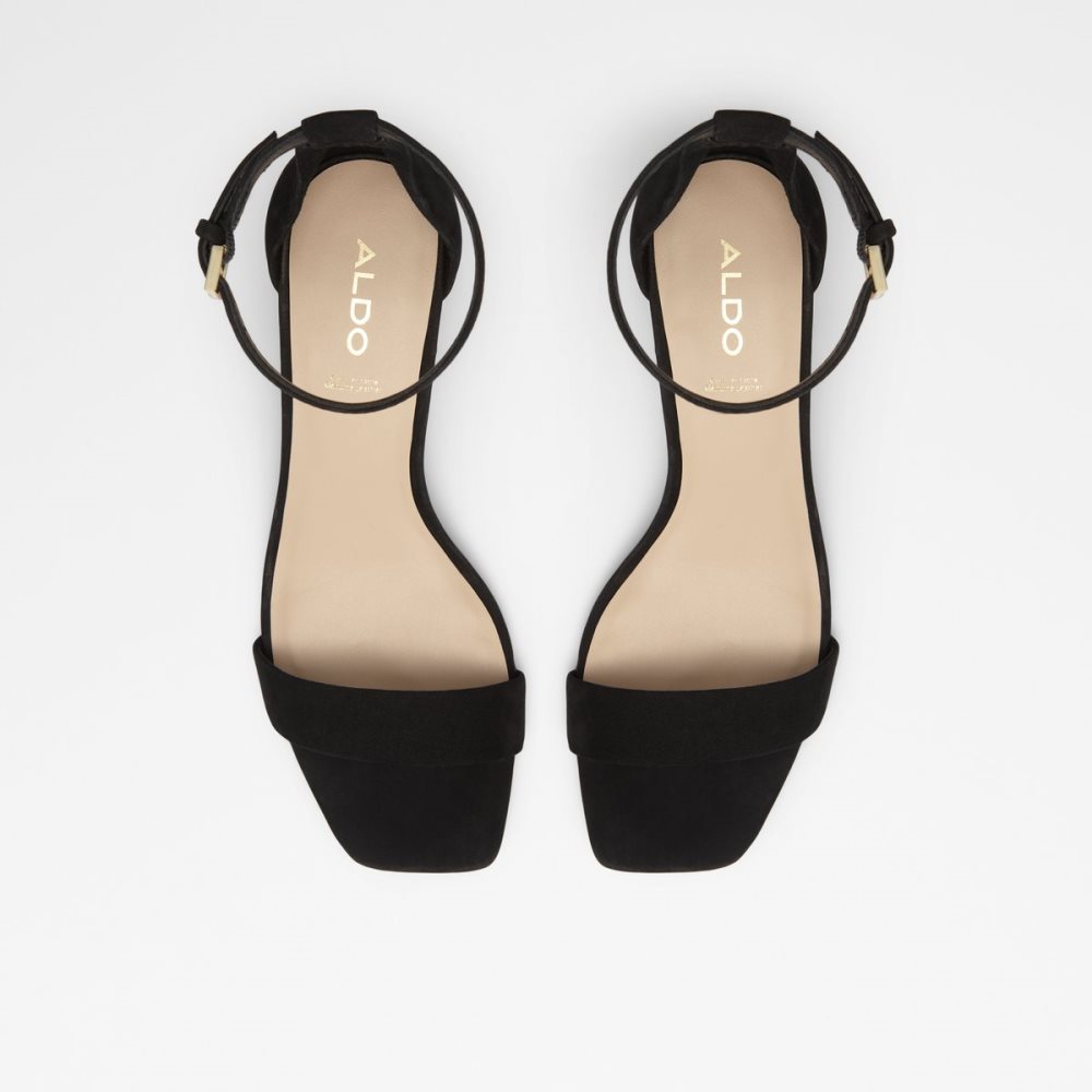 Talon Bloc Aldo Kedeaviel High Sandal Noir | SBDKWQ-075