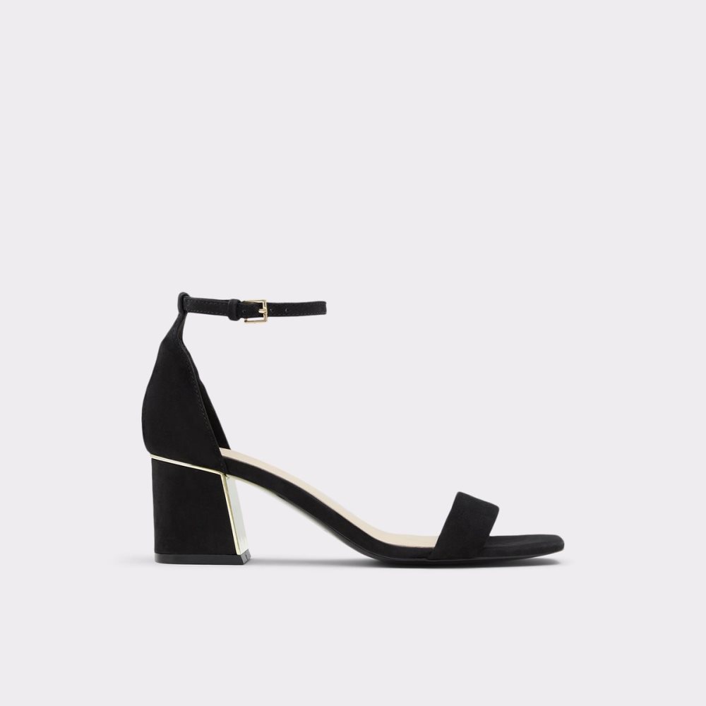 Talon Bloc Aldo Kedeaviel High Sandal Noir | SBDKWQ-075