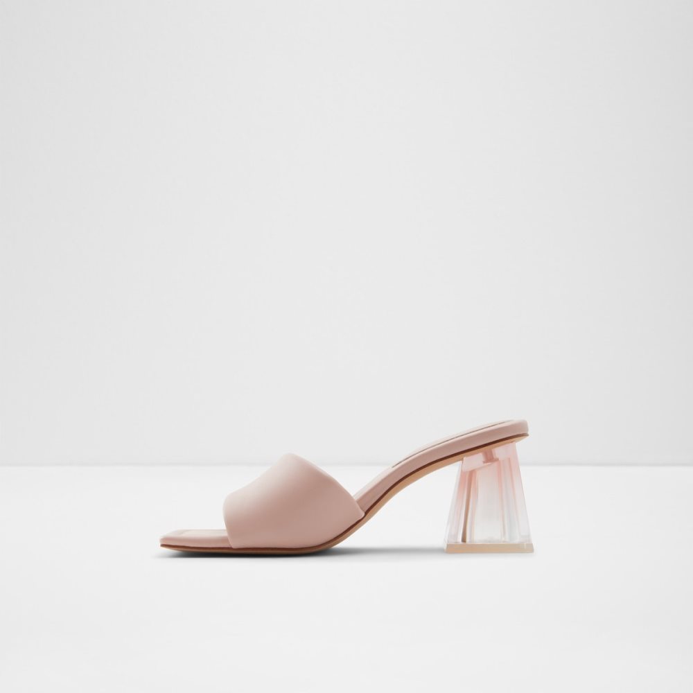 Talon Bloc Aldo Kylah High Sandal - Rose Clair | HQGNBX-825