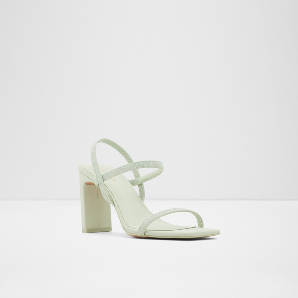 Talon Bloc Aldo Okurr Lanières High Sandal - Vert Clair | DCHXLY-214