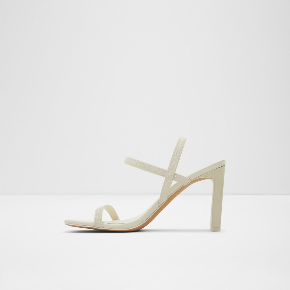 Talon Bloc Aldo Okurr Lanières Talons Sandal Blanche | SWFYDX-857