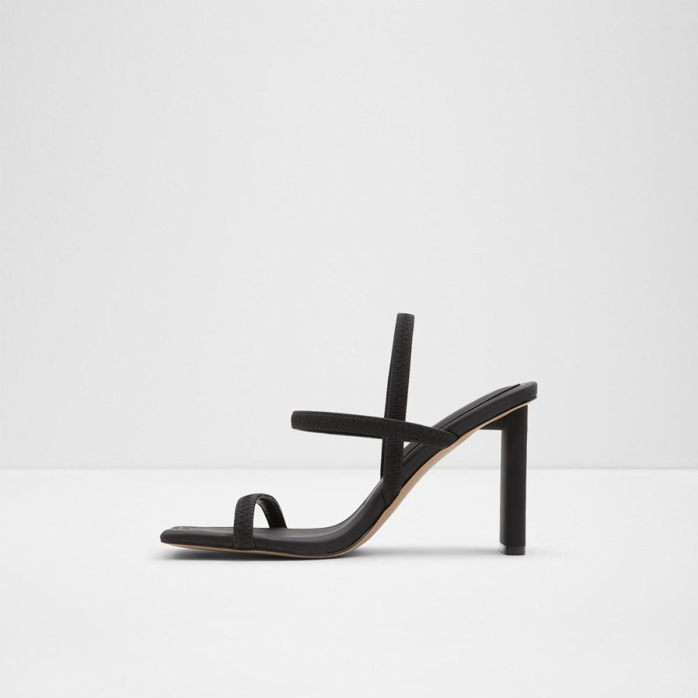 Talon Bloc Aldo Okurra Lanières Talons Sandal Noir | SWMPLZ-257