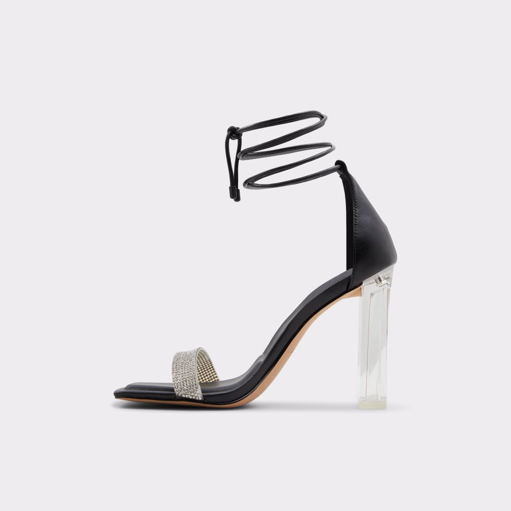 Talon Bloc Aldo Onardonita Talons Sandal - Cup Sole Noir | FMNHIY-307