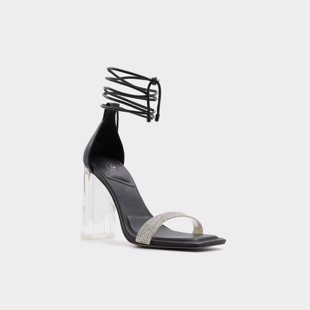 Talon Bloc Aldo Onardonita Talons Sandal - Cup Sole Noir | FMNHIY-307