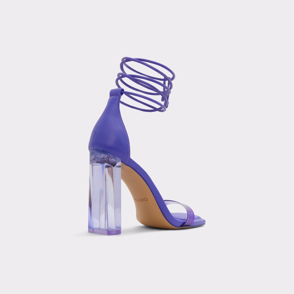 Talon Bloc Aldo Onardonita Talons Sandal Violette Clair | VAPZMI-539