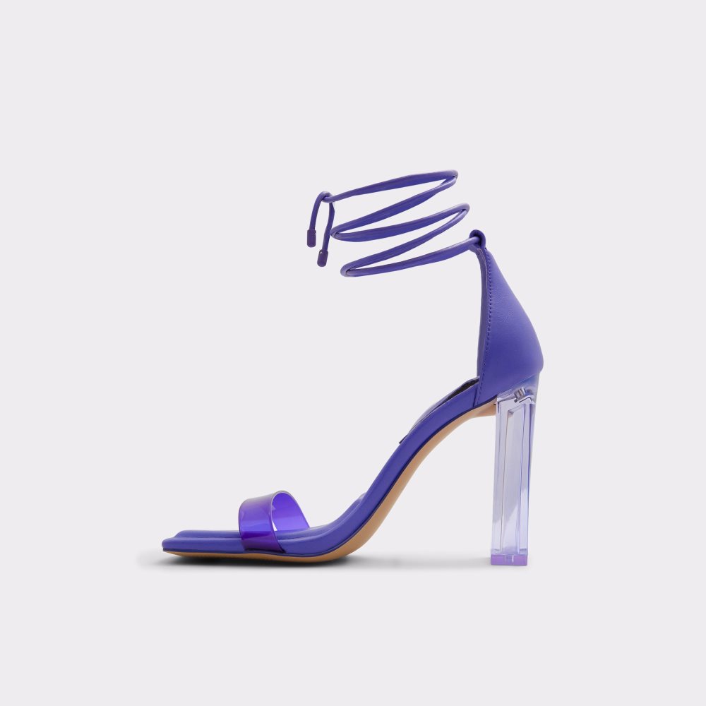 Talon Bloc Aldo Onardonita Talons Sandal Violette Clair | VAPZMI-539