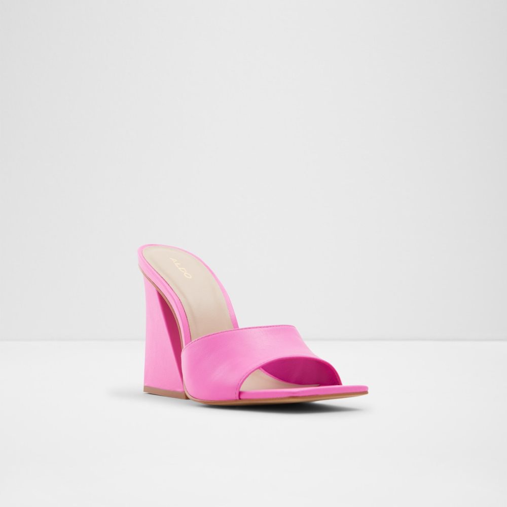 Talon Bloc Aldo Prisma High Mule Fushia | FVDUEI-037