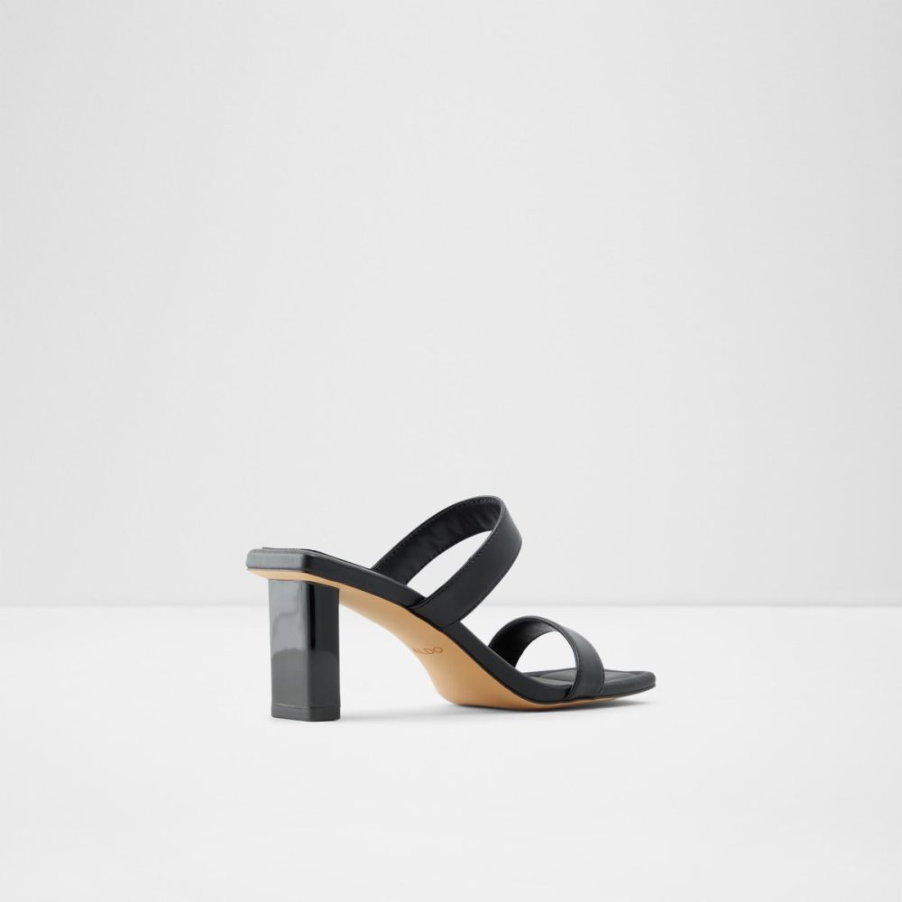 Talon Bloc Aldo Ranalassi Talons Mule Noir | OUHPMT-850