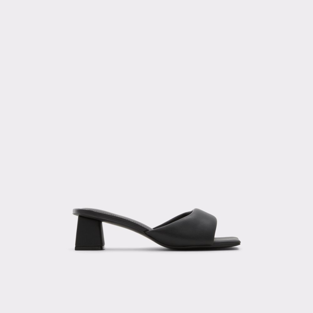 Talon Bloc Aldo Simalia Talons Mule Noir | SWBOMH-580