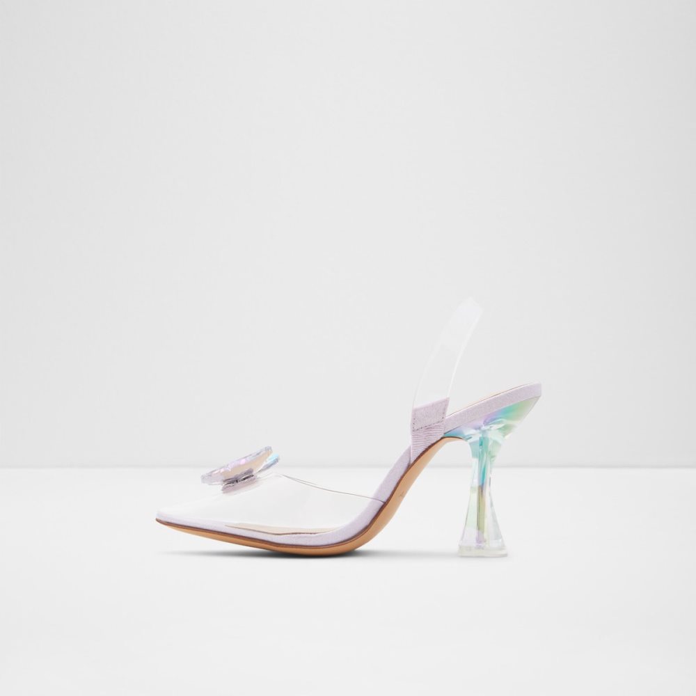 Talon Bloc Aldo Skylem Brides Back High Violette Clair | JKZILN-987