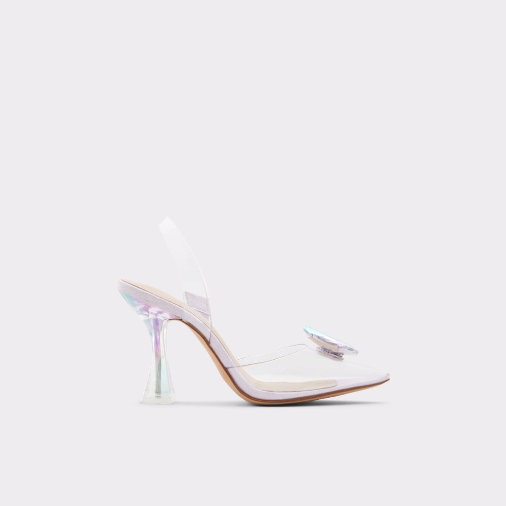 Talon Bloc Aldo Skylem Brides Back High Violette Clair | JKZILN-987