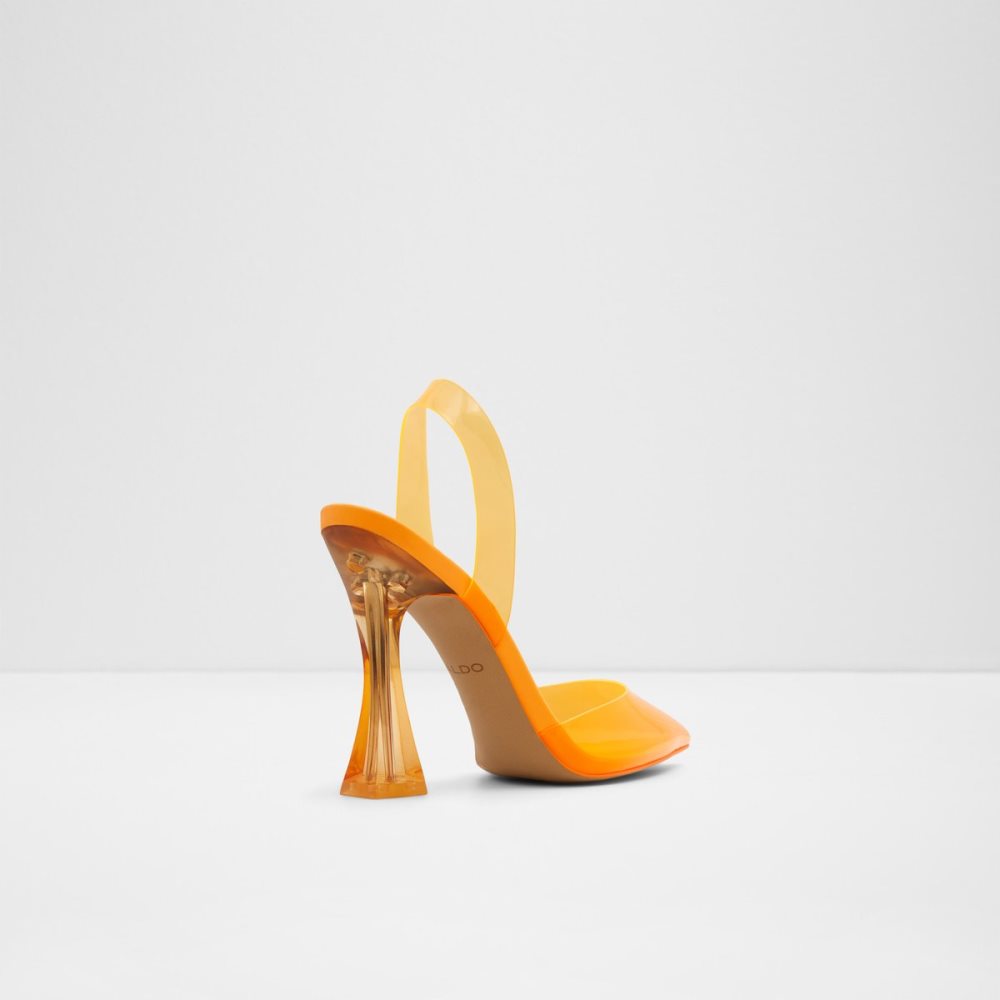 Talon Bloc Aldo Solanti Brides Back High Orange Clair | NXHJLS-519