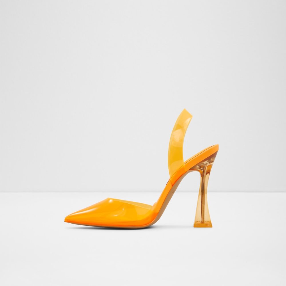 Talon Bloc Aldo Solanti Brides Back High Orange Clair | NXHJLS-519