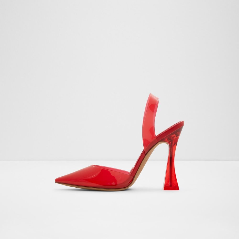 Talon Bloc Aldo Solanti Brides Back High Rouge | TKUVNF-758