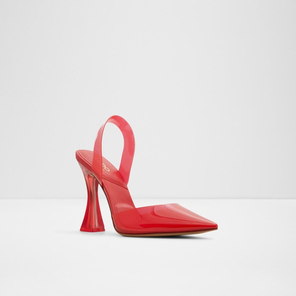 Talon Bloc Aldo Solanti Brides Back High Rouge | TKUVNF-758