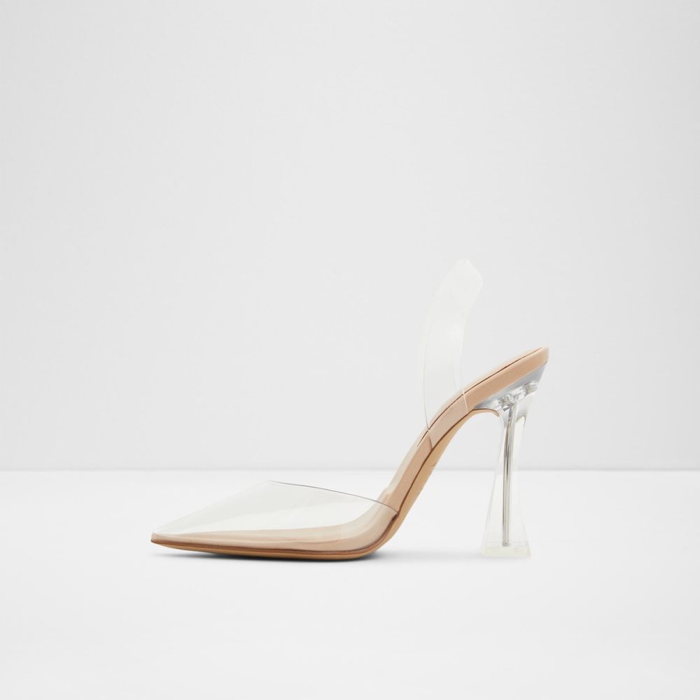 Talon Bloc Aldo Solanti Brides Back High Beige | UDSMVN-601