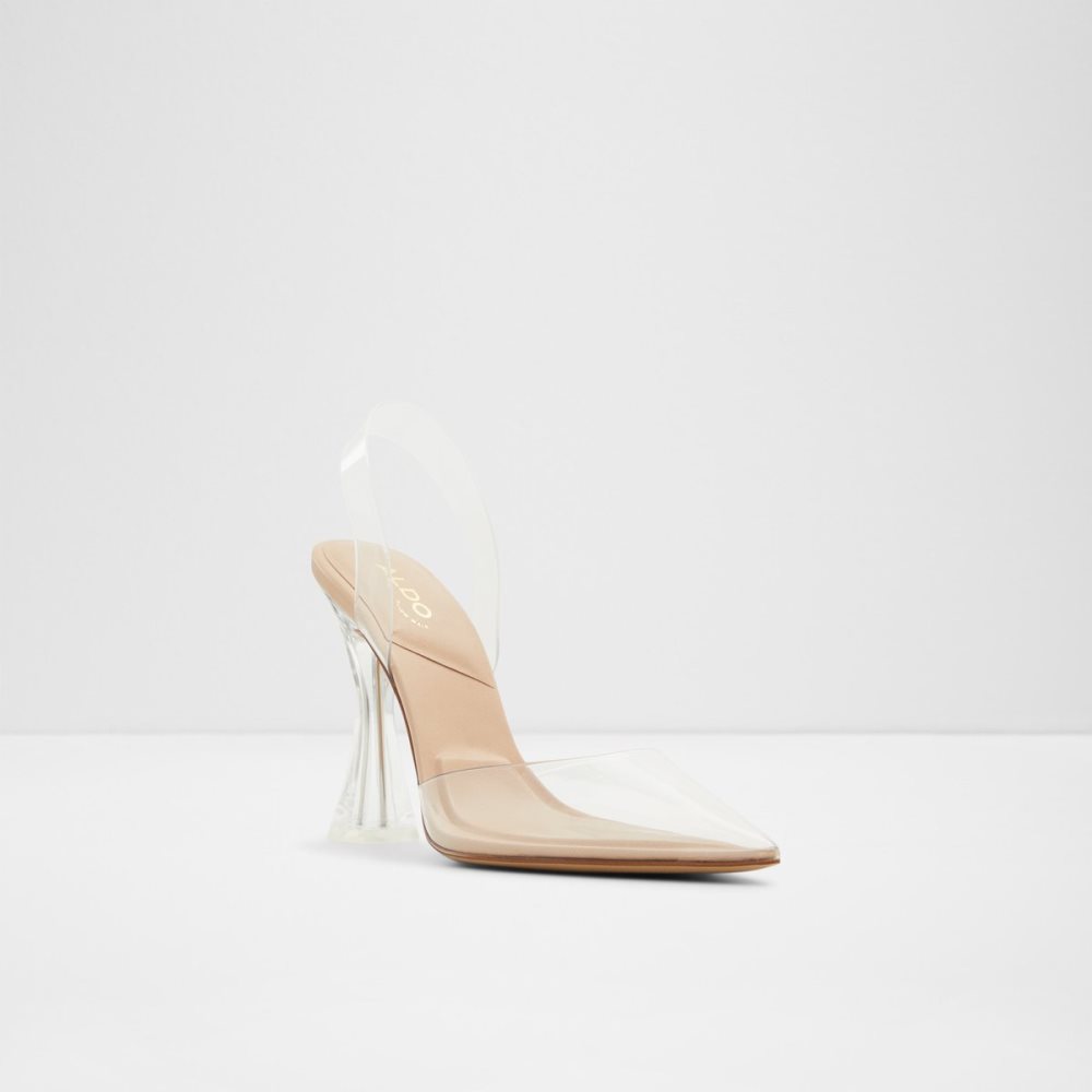 Talon Bloc Aldo Solanti Brides Back High Beige | UDSMVN-601