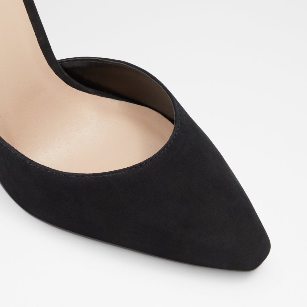 Talon Bloc Aldo Susan Lanières Talons Noir | BKZMNA-892