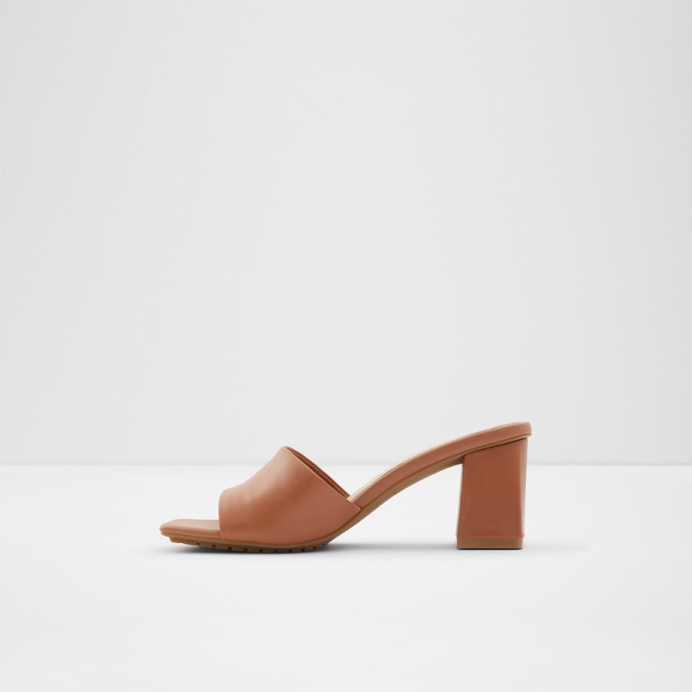 Talon Bloc Aldo Velalith High Sandal - Marron | NPHARV-823