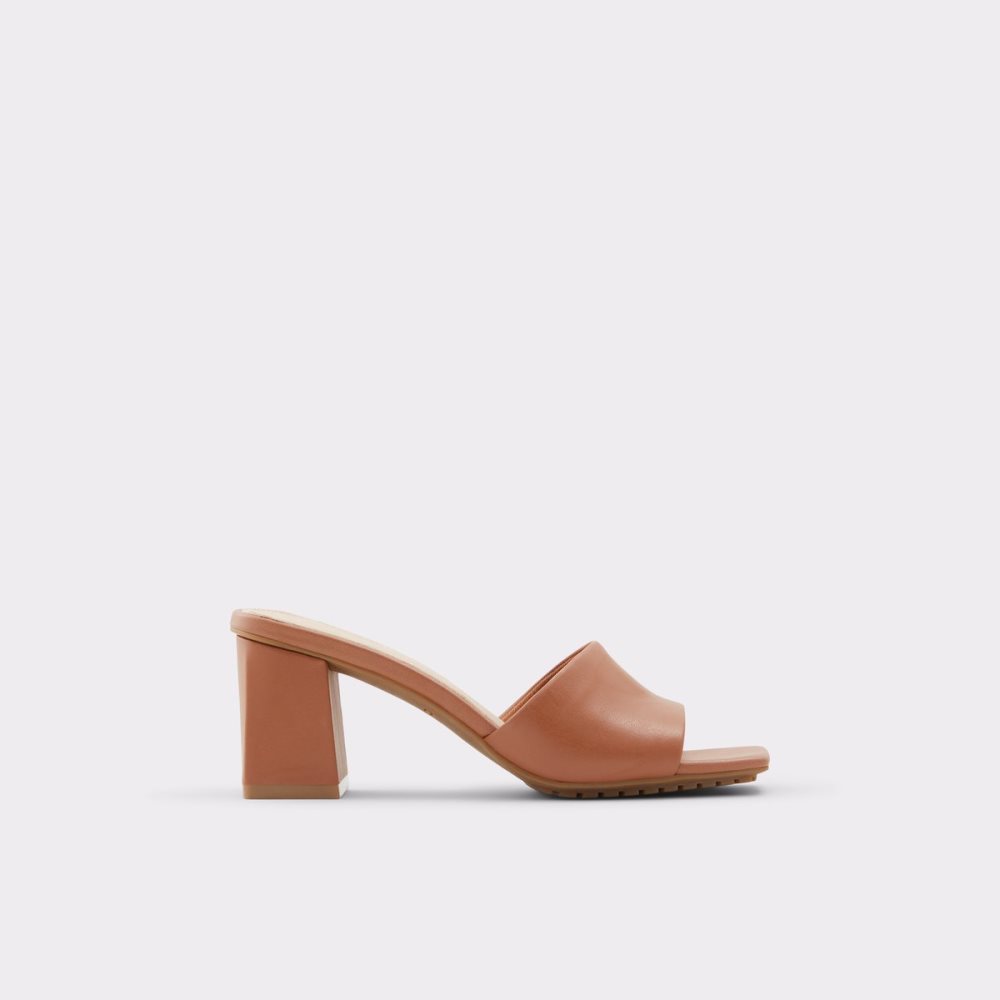 Talon Bloc Aldo Velalith High Sandal - Marron | NPHARV-823