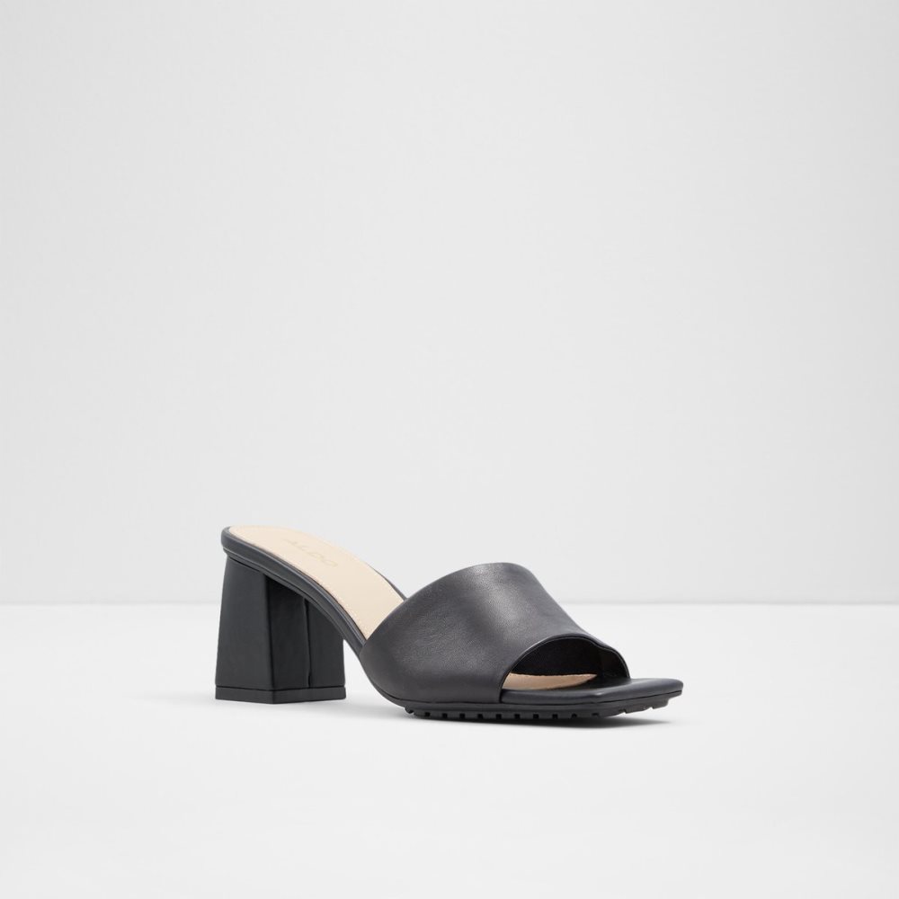 Talon Bloc Aldo Velalith High Sandal - Noir | UCZWXI-607